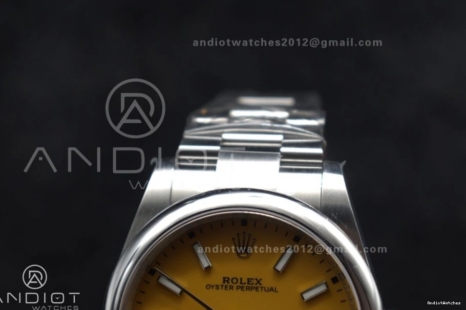 Edition 41mm Clean 1:1 Yellow Oyster 124300 Dial OnTrend Perpetual 937 904L Steel VR Best 0413